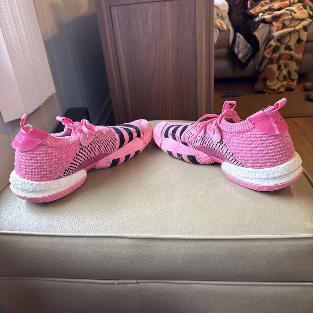 Adidas Trae Young 2 Pink Black Boost Basketball Shoes Men's 10.5